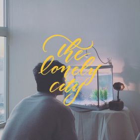 외로운 도시 사진